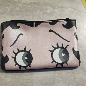 Betty Boop Pink and Black Pouch By Ipsy